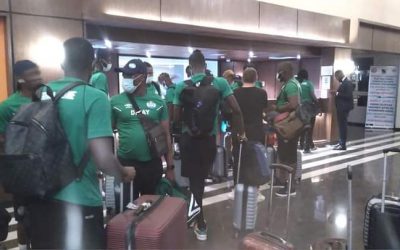 Leone Stars welcomed by Sierra Leoneans in Douala